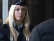 Blonde French Stewardess Fucks With Her Boss